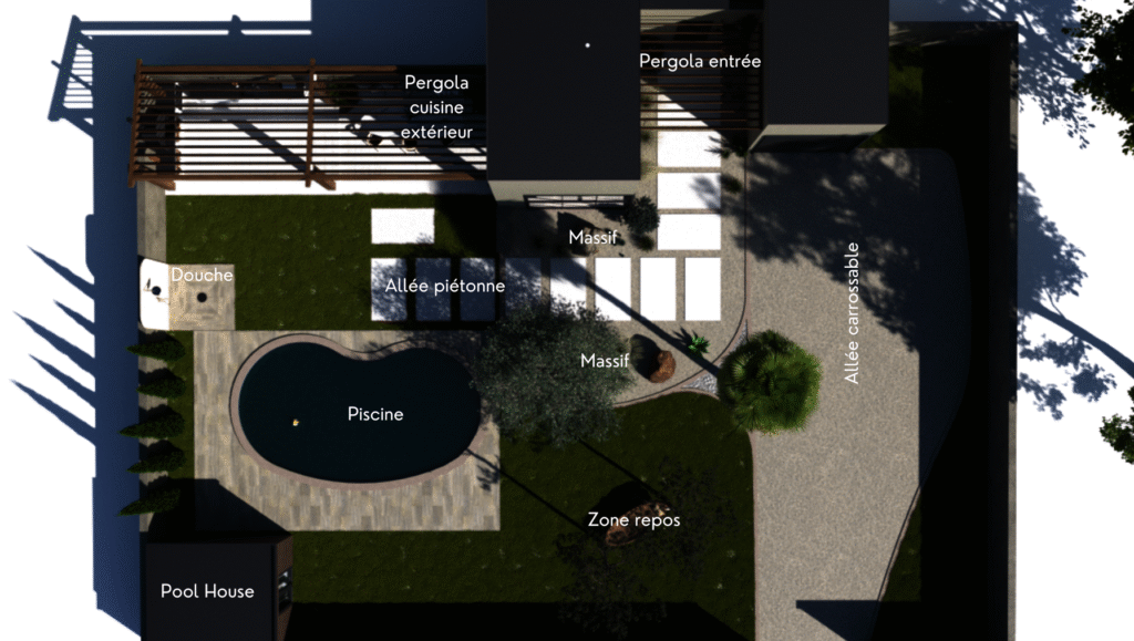 Plan de masse par concept'or paysage