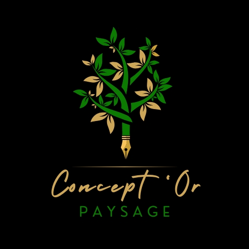 Logo Concept'Or Paysage plan 3D jardin